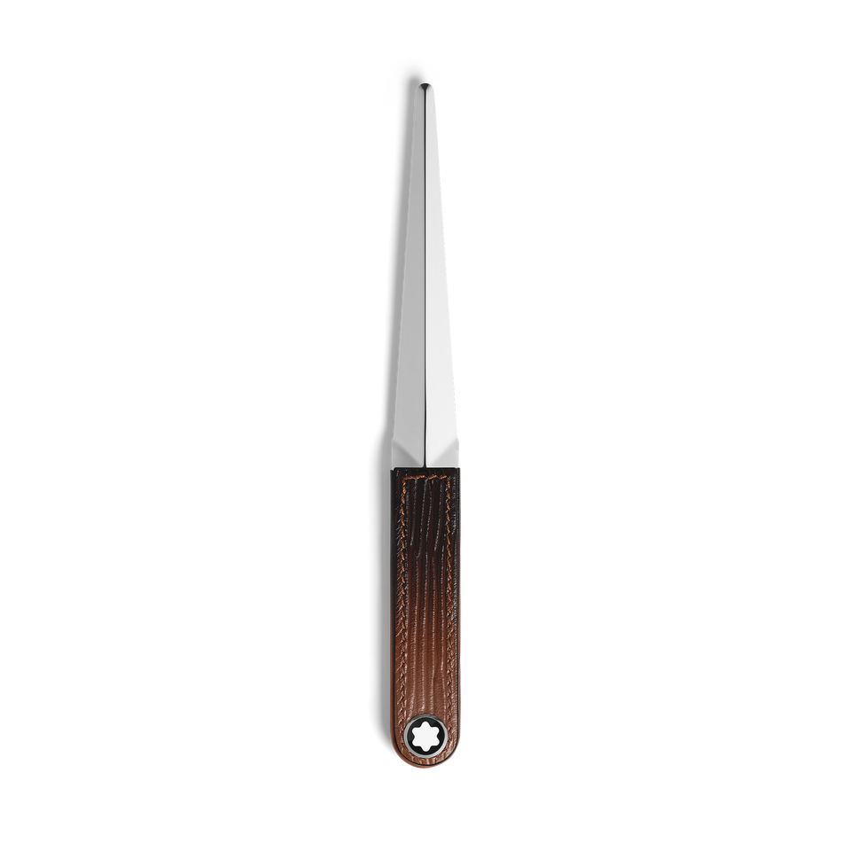 Letter Opener in Corteccia Sfumato Leather - 1