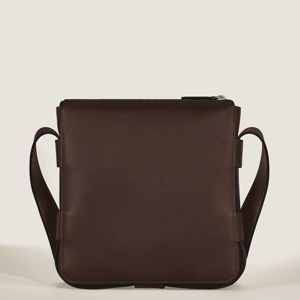 Vertical Belt Messenger Bag in Sartorial Leather - 6