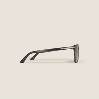 Squared Sunglasses with Grey Acetate Frame