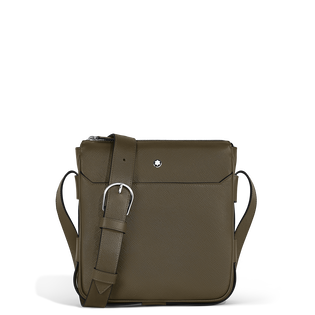 Vertical Belt Messenger Bag in Sartorial Leather