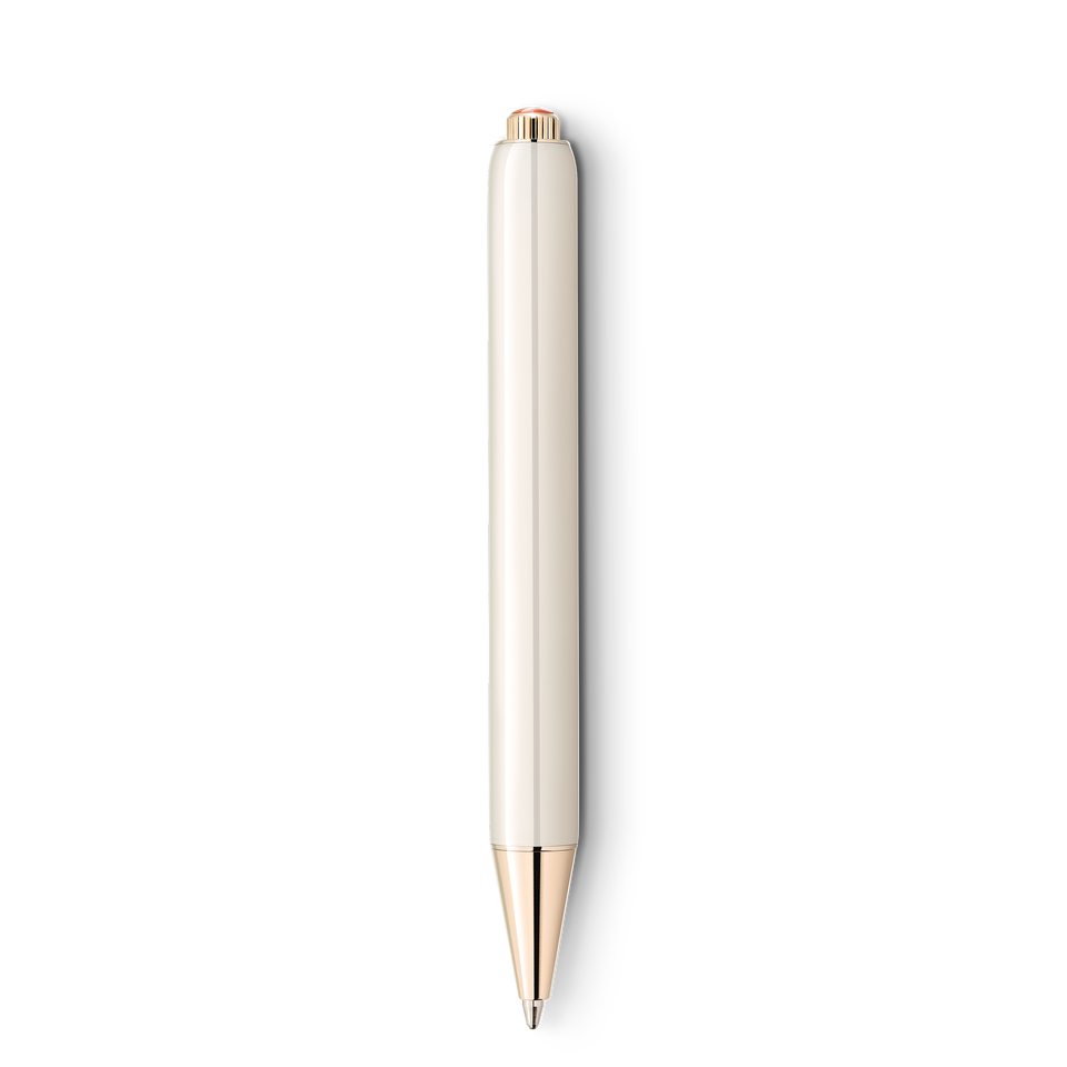 Montblanc Heritage Rouge et Noir "Baby" Special Edition Ivory-Coloured Ballpoint - 1