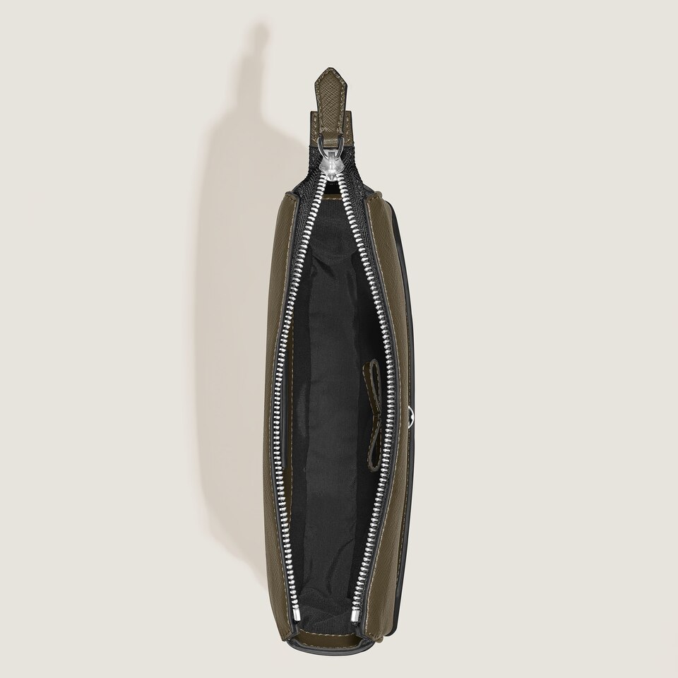 Vertical Belt Messenger Bag in Sartorial Leather - 7