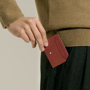 Card Holder 5cc in Sartorial Leather