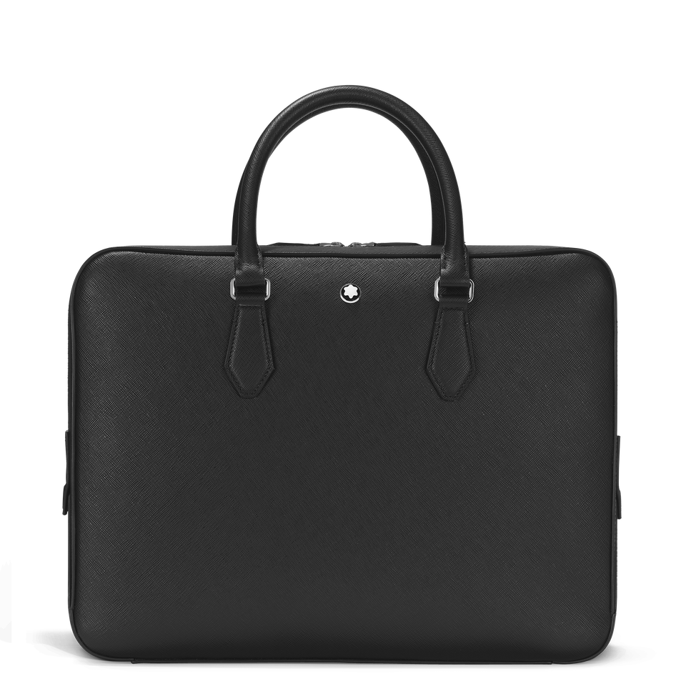 Large Briefcase in Sartorial Leather - 1