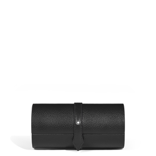 Travel Box for 1 Watch and Accessories in Grain Leather