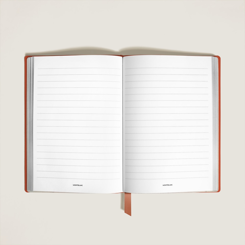 Notebook Medium, Cayenne Leather, Burgundy, Lined Pages - 2