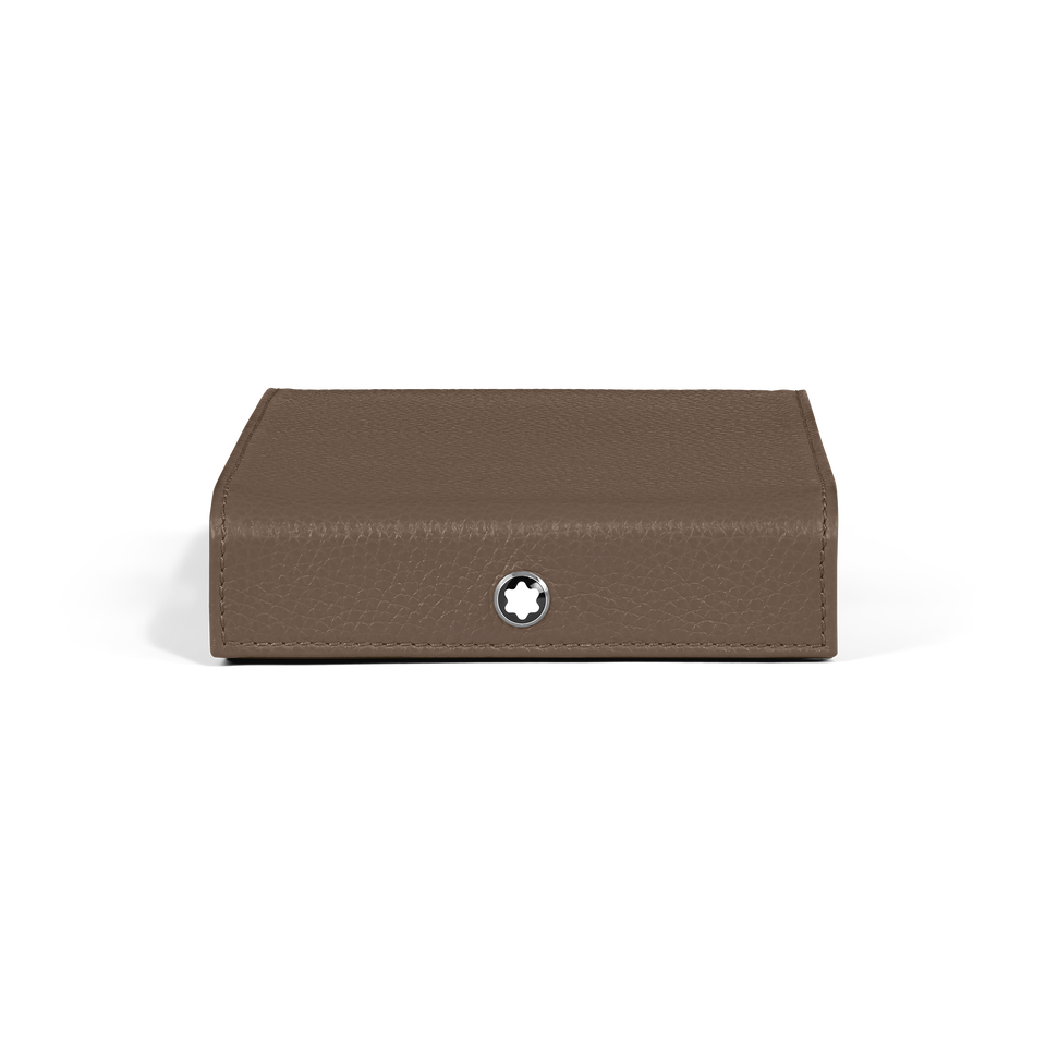 Travel Box for 4 Writing Instruments in Grain Leather - 1