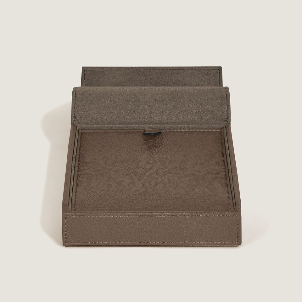 Travel Box for 4 Writing Instruments in Grain Leather - 3