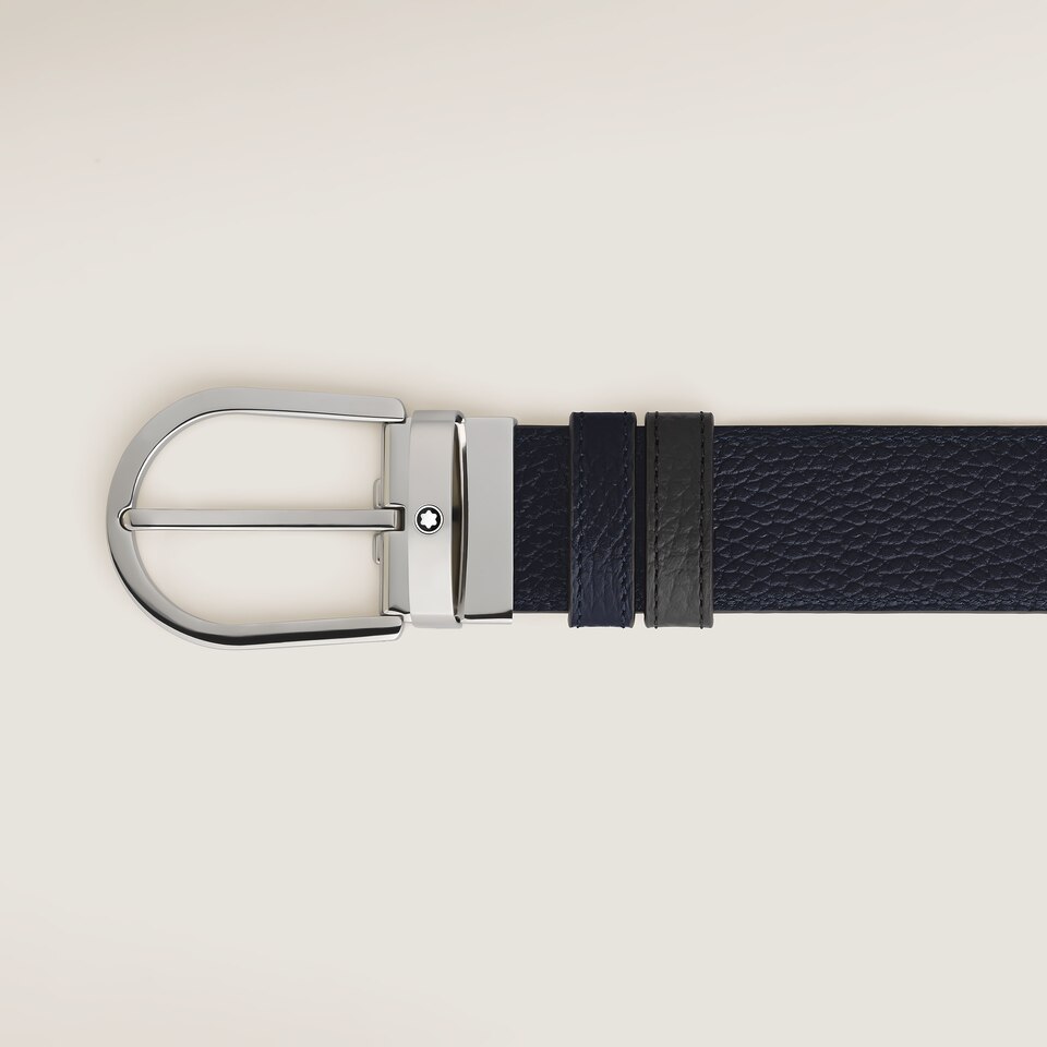 Horseshoe 35 mm Reversible Belt in Grain Leather - 4