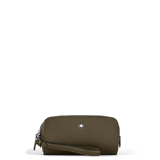 Small Toiletry Clutch in Sartorial Leather