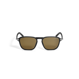 Squared Sunglasses with Black Acetate Frame