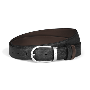 Horseshoe 30&nbsp;mm Reversible Belt in Grain Leather