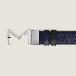 Meisterst&uuml;ck Buckle Midnight Blue/Black 35&nbsp;mm Reversible Leather Belt