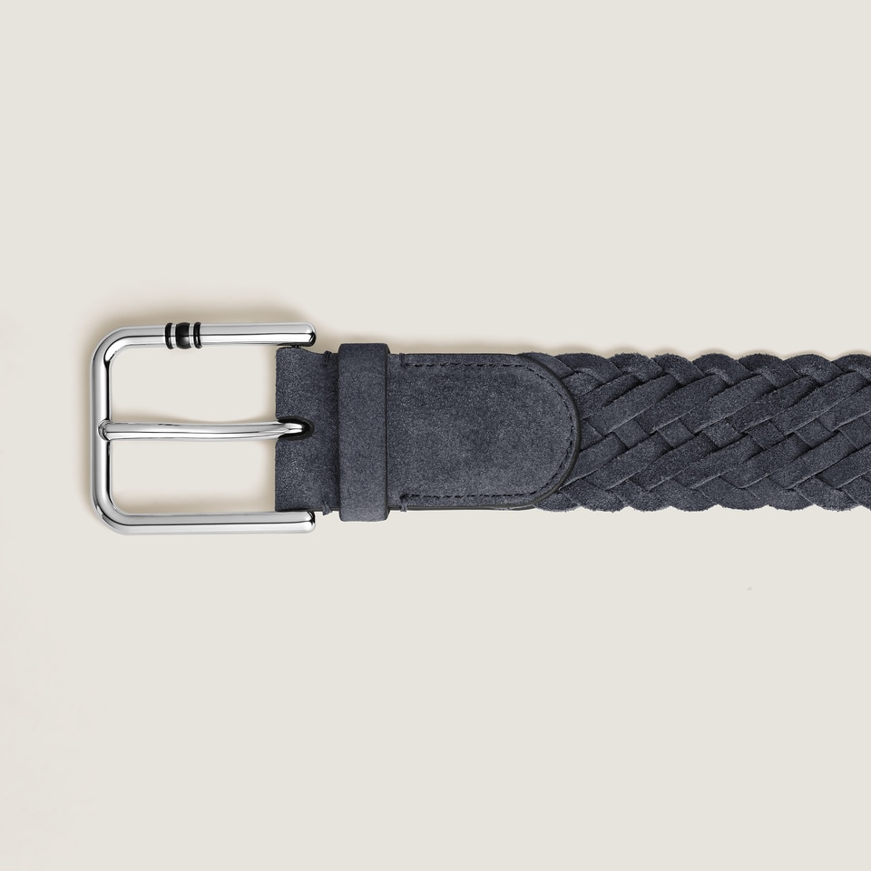 35 mm Belt in Suede with Square Meisterst&uuml;ck Buckle S - 2