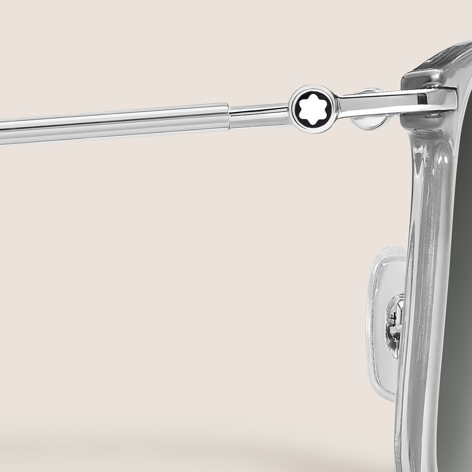 Rectangular Sunglasses with Grey Injected Frame - 3