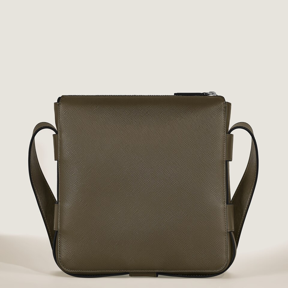 Vertical Belt Messenger Bag in Sartorial Leather - 6