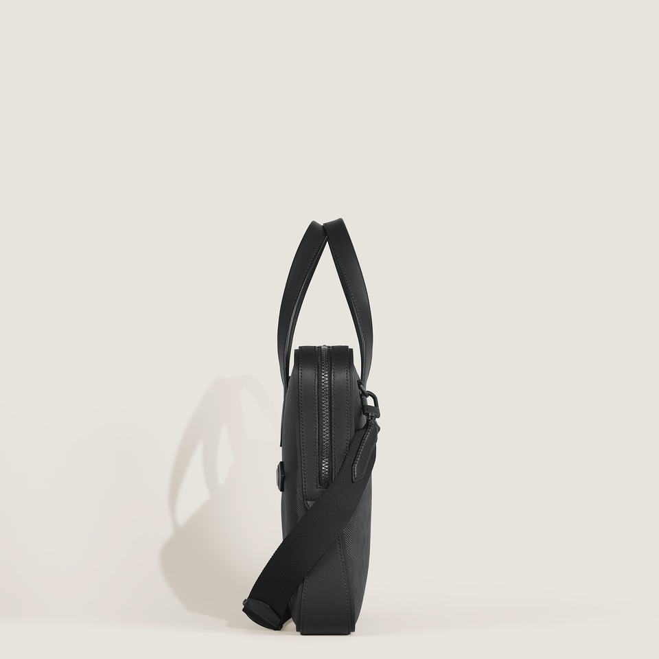 Thin Briefcase in Extreme Soft Leather - 5
