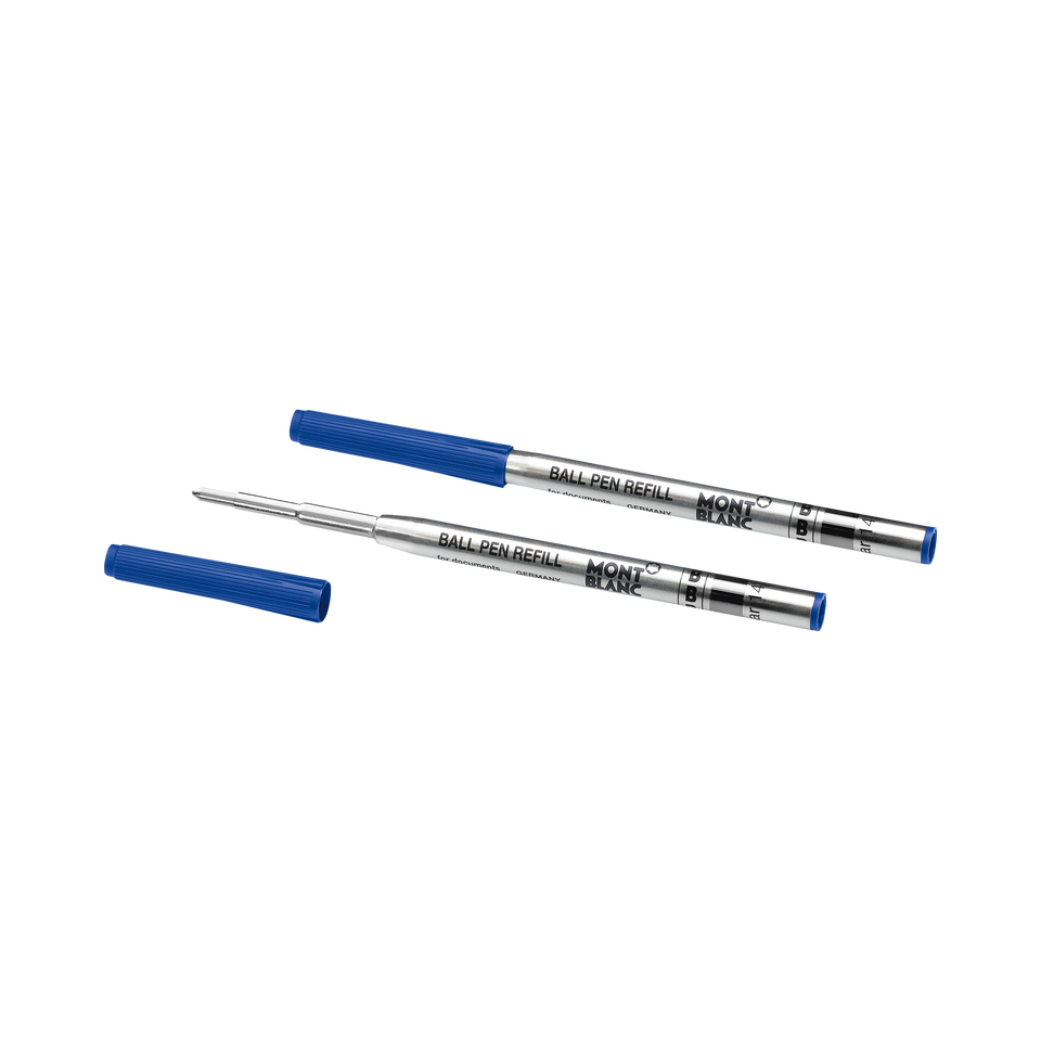 2 Ballpoint Refills, Royal Blue - Fine - 2