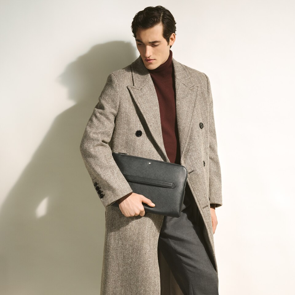 Laptop Case in Sartorial Leather - 2
