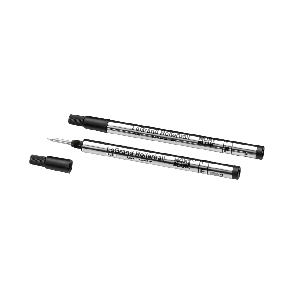 2 Rollerball LeGrand Refills, Mystery Black - Fine - 2