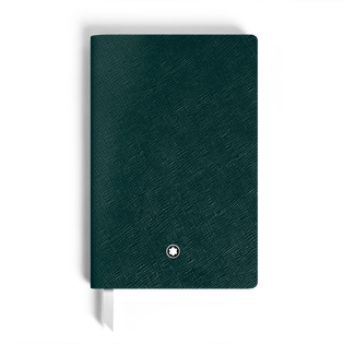 Notebook Small, Saffiano Leather, British Green - Lined Pages