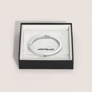 Bangle in Steel with Extreme Pattern