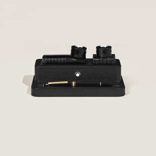 Ink Organizer in Grain Leather