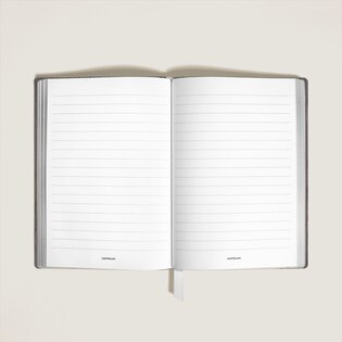 Medium Notebook in Corteccia Leather, Lined Pages