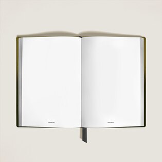 Medium Notebook in Corteccia Sfumato Leather, Blank Pages