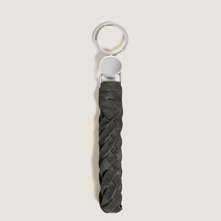 Loop Key Holder in Suede Leather