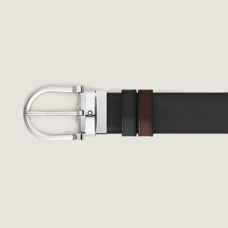 Horseshoe 35 mm Reversible Belt in Meisterst&uuml;ck Leather - 2