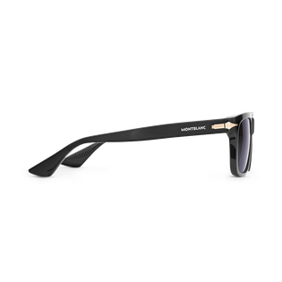 Rectangular Sunglasses with Black Coloured Acetate Frame