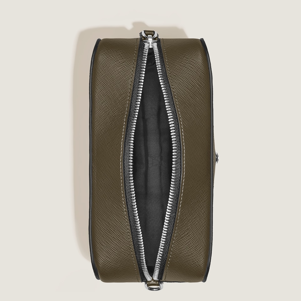 Small Wash Bag in Sartorial Leather - 7