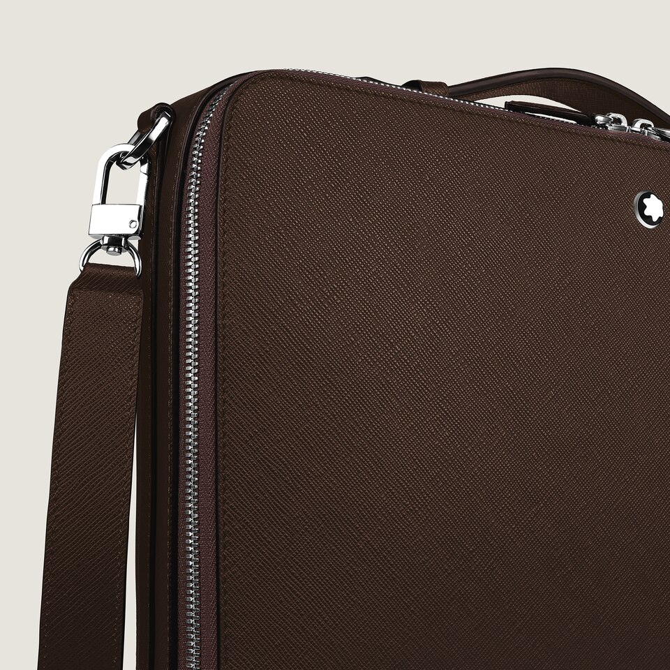 Writing Traveler Crossbody Messenger Bag - 4