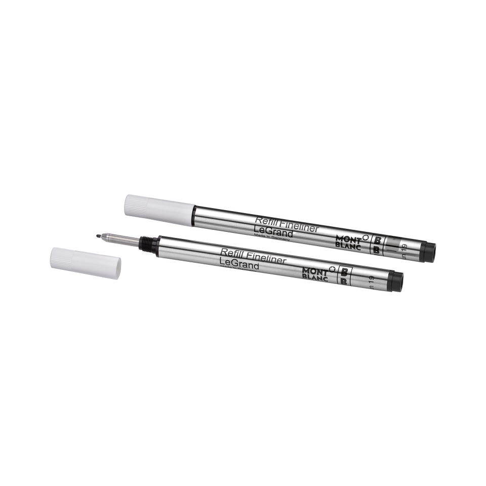 2 Fineliner LeGrand Refills, Mystery Black - Broad - 3