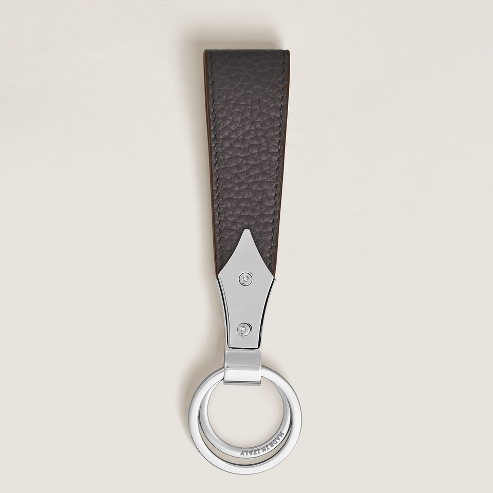 Nib Loop Key Holder in Grain Leather - 2