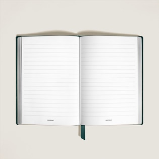 Medium Notebook in Sartorial Leather, Lined Pages