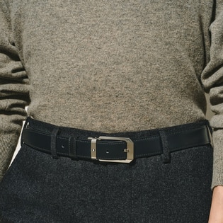 30 mm Reversible Belt in Meisterst&uuml;ck Leather with Trapeze Buckle