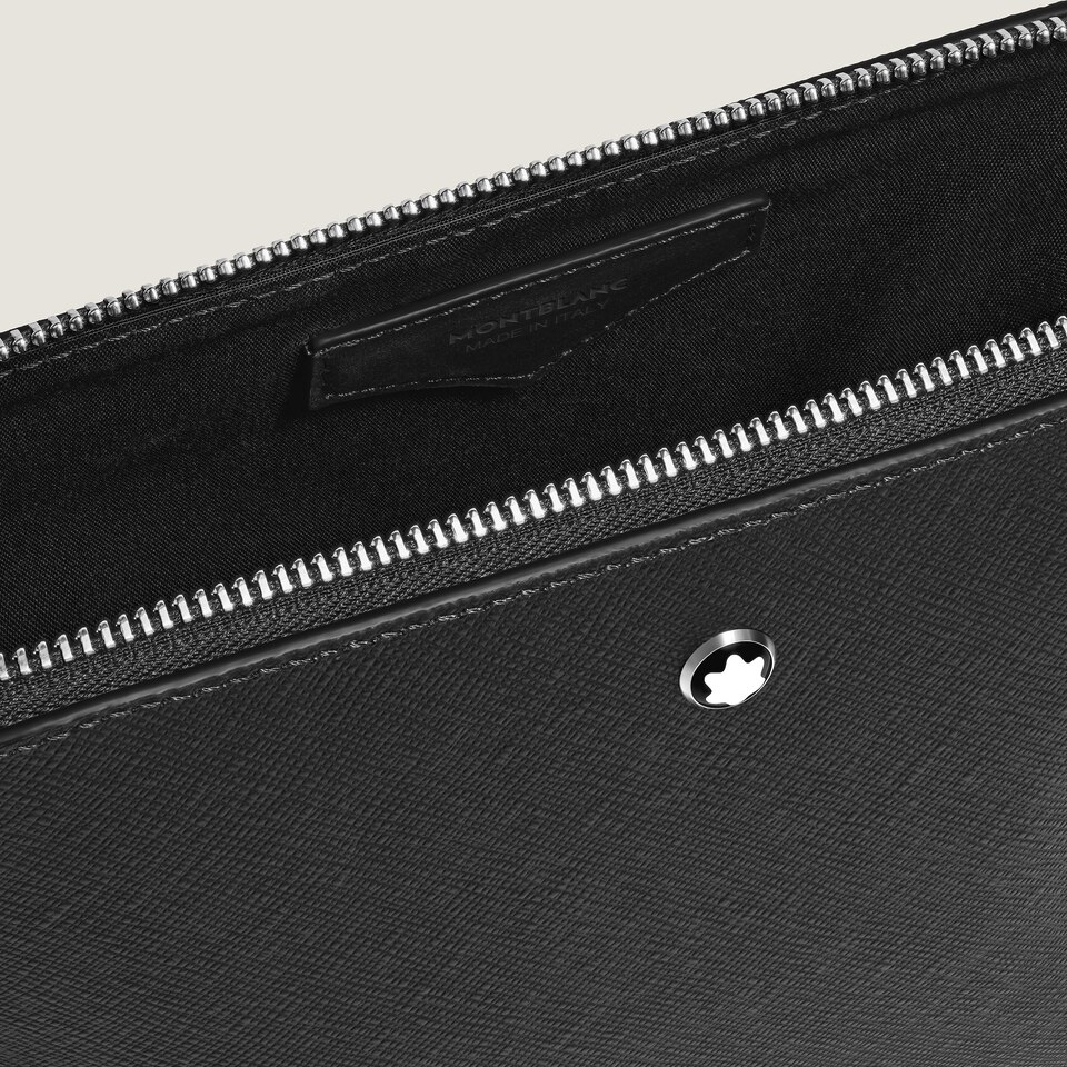 Large Travel Pouch in Sartorial Leather - 4
