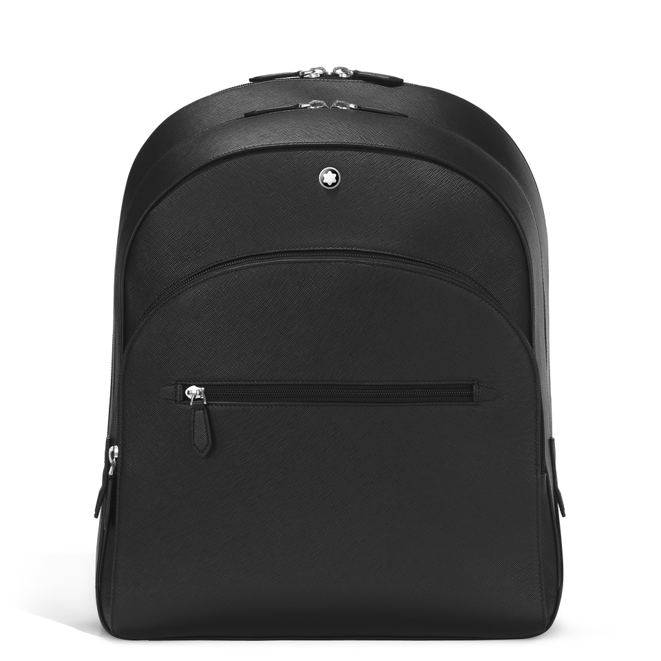 Large Backpack with 3 Compartments in Sartorial Leather - 1