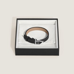Plain Nib Bracelet in Grain Leather