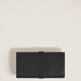 Wrap-around 6-Pen Pouch in Grain Leather