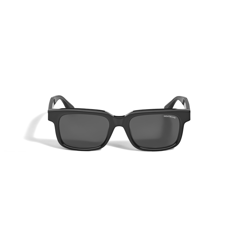 Rectangular Sunglasses with Black Coloured Acetate Frame - 1