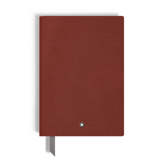 Medium Notebook in Grain Leather, Lined Pages