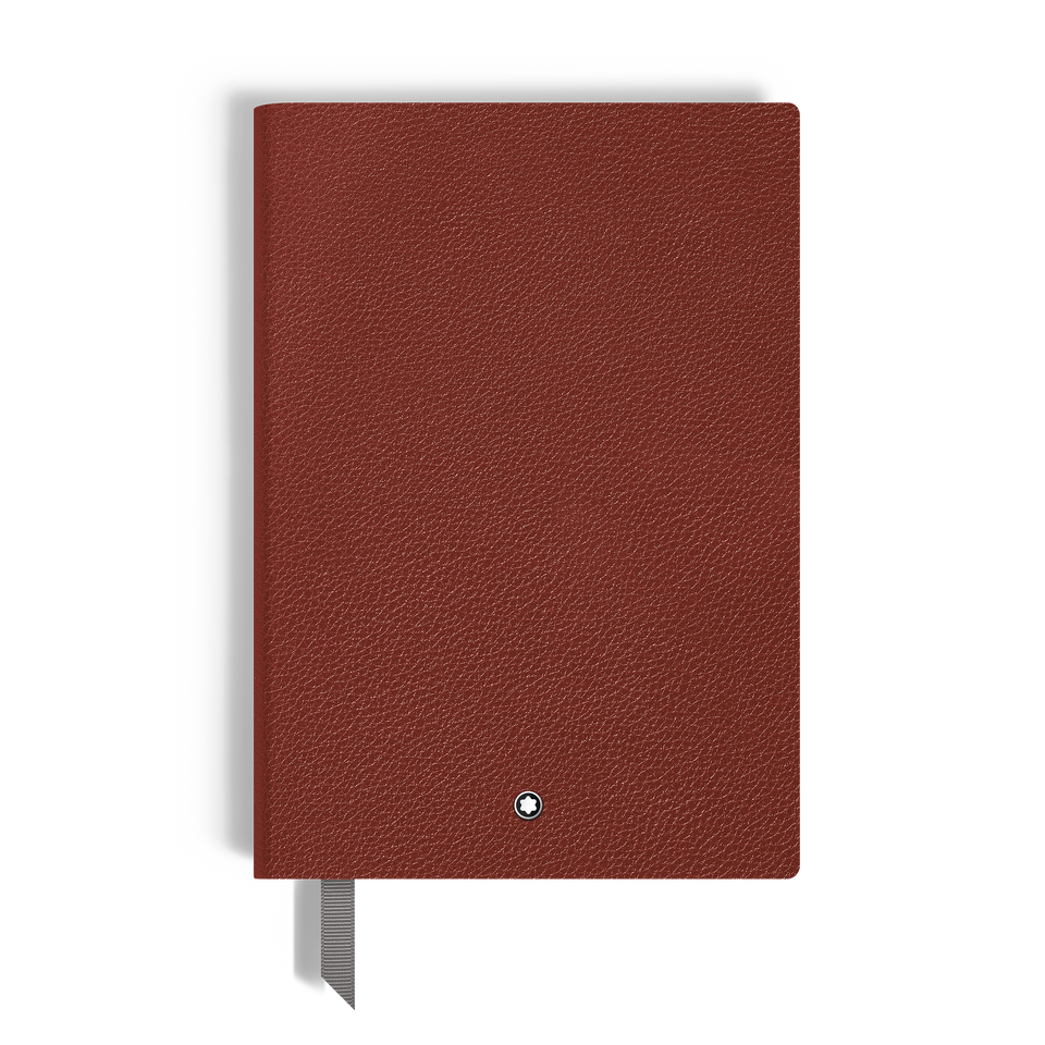 Medium Notebook in Grain Leather, Lined Pages - 1
