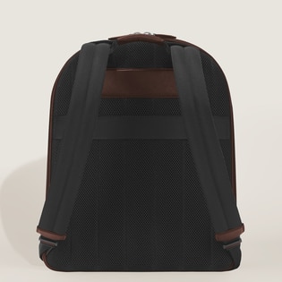 Large Backpack with 3 Compartments in Sartorial Leather