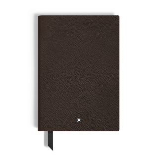 Medium Notebook in Grain Leather, Lined Pages