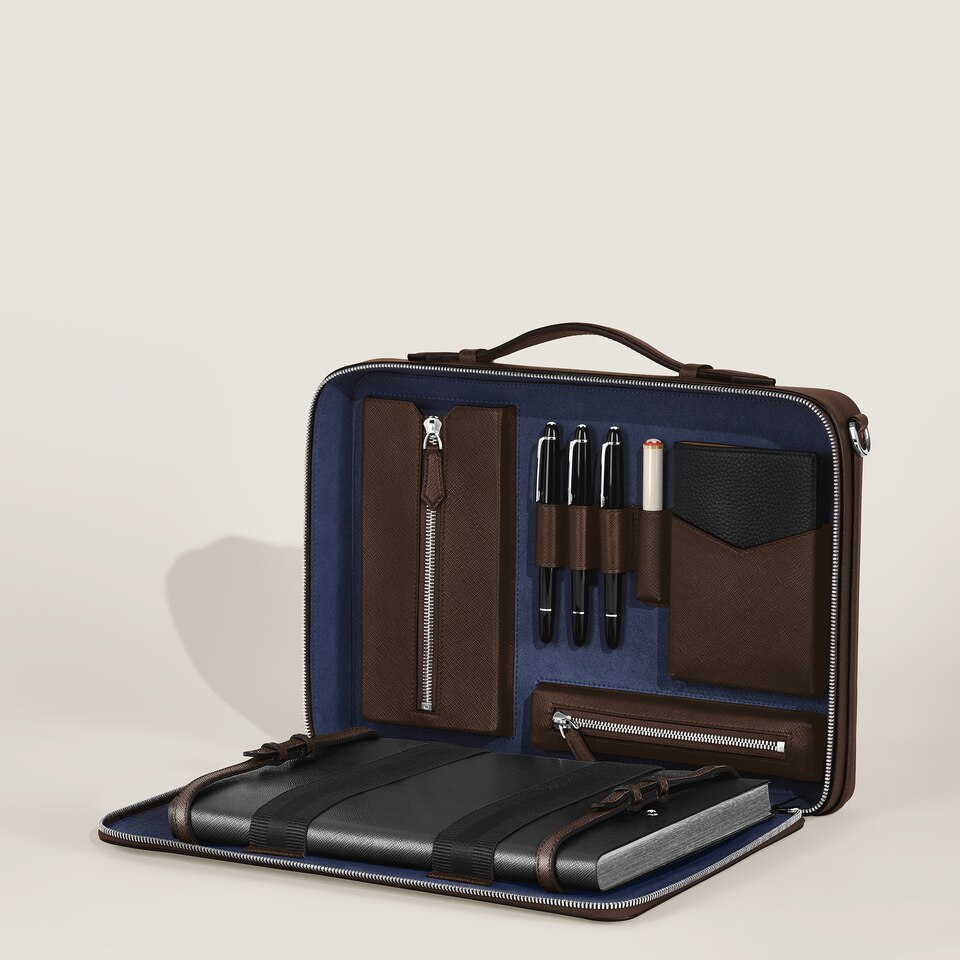 Writing Traveler Crossbody Messenger Bag - 2