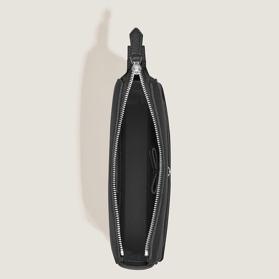 Vertical Belt Messenger Bag in Sartorial Leather - 7