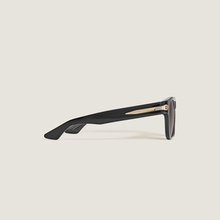 Squared Sunglasses with Black Acetate Frame